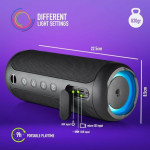 Altavoz Bluetooth Portátil NGS ROLLERFURIA3BLACK Negro 60 W