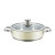 Cacerola Con Tapa Haeger PA-24L.009A Beige Ø 24 cm