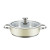 Cacerola Con Tapa Haeger PA-24L.009A Beige Ø 24 cm