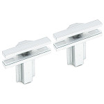 Juego 2 Soportes Para Estante Fij/Directa Ral9006
