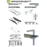 Juego 2 Soportes Para Estante Fij/Directa Ral9006