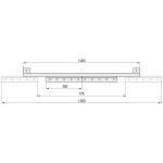 Guia Hara Bidireccional 1500Mm Para Mesa