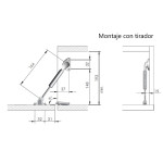 Compact Descendente L164 Con Soportes P/Pta.madera Descendente.