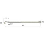 Compact Ascendente Fricc. L355 60N Con Soporte P/Pta.madera Ascendente.