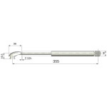 Compact Ascendente Fricc. L355 60N Con Soporte P/Pta.madera Ascendente.