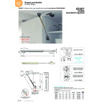 Compas Kraby Ascendente Fricc. L355 90N Soportes No Incluidos. P/Pta.madera Ascendente.