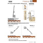 Bisagra Compás Nika Regulable 601 Derecha Niquelado Pta.alu  Para Puerta De Aluminio Descendente 601Dx-A.