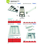 Cubertero Plastico Sico M300 Gris (3 uds.)