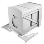 Cubo Basura Ecológico Manzana 2X16L. Gris  Incluye Set De Mecanizacion A La Puerta