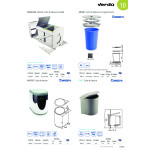 Cubo Basura Ecológico Manzana 2X16L. Gris  Incluye Set De Mecanizacion A La Puerta