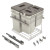 Modulo Cubo Basura Extraible Kombi M300 1X33Lts.