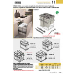 Modulo Cubo Basura Kombi M450 2X30Lts.