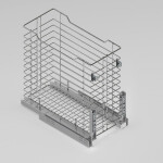 Tolva Ropa Classic M400 Cromo Con Guia Oculta Ca, Extracción Total 30Kg. Sp16-19.