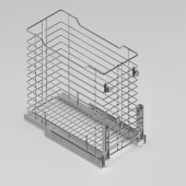 Tolva Ropa Classic M400 Cromo  Con Guia Oculta Ca, Extracción Total 30Kg. Sp16-19.