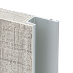 Perfil Tirador Aluminio Calas 44M 2,60 Plata Mate