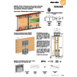Jgo.2Carros Roncade Zincado P/Pta.corredera (2 Carros + 1 Freno + 1 Prisionero)