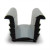 Guia Inferior Plast.pvc Gris Leader 3M (4 uds.)
