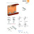 Guia Aluminio Inf Micra Embutir 3M.  Guia Simple Canal. Para Embutir. (2 uds.)