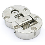 Bisagra Para Puertas Abatibles Embutir 35Mm Zamak Singer Niquelado