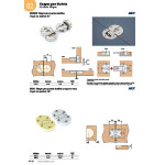 Bisagra Para Puertas Abatibles Embutir 35Mm Zamak Singer Niquelado