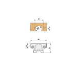 Bisagra "M" Oficina 270º Ø35 Cma3A99