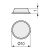 Lagrima Adhesiva Goma Eva 10X1 Transparente (Forma Cilindrica) (2000 uds.)