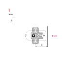 Calzo Avion Baza Avan E16 H0(3Mm)