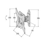 Soporte Tv Brazo Corto 13-37" 25Kg