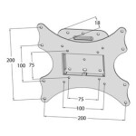 Soporte Tv Fijo 13-37" 35Kg
