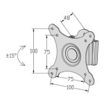 Soporte Tv Fijo 13-27" 15Kg