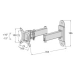 Soporte Tv Doble Brazo 13-27" 15Kg