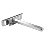 Juego 2 Soportes Oculto Estante Triton Zincado (1 Jgo: 2 Piezas C/Tacos Y Tornillos)