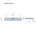 Placa Con Tornillo De Refuerzo Opcional De Refuerzo Para Pared Triade Pro Maxi Y Xxl