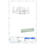 Placa Colgador Mueble Cocina H48 L2000 Galvanizado