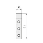 Colgador Mueble Delta Sin Tornillo Zn-