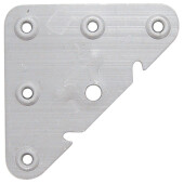 Escuadra Colgador 304/000. Acero. Galvanizado. 6 Taladros. Altura 69Mm (100 uds.)