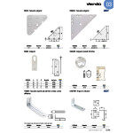 Escuadra Colgador 304/000. Acero. Galvanizado. 6 Taladros. Altura 69Mm (100 uds.)