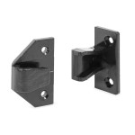 Herrajes Keku En-C M+H Para Unión Paneles Plastico Negro. Para Encastrar.