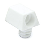 Ensamble Escuadra Montaje Directo Nylon Blanco Trapez (100 uds.)