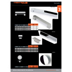 Tirador Zamak Kaila 256Mm. Niquel Cepillado