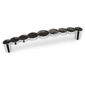 Tirador Zmk/Resina Sinatra C128 Cromo Negro