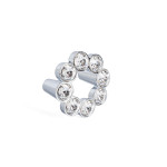 Pomo Zamak/Cristal Sinatra Ø50 C32 Cromo 8 Cristales Swarovski Original
