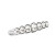 Tirador Zamak/Cristal Sinatra C96 Cromo 7 Cristales Swarovski Original