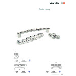 Tirador Zamak/Cristal Sinatra C96 Cromo 7 Cristales Swarovski Original