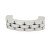 Tirador Zamak Barcino 64Mm Plata Vieja