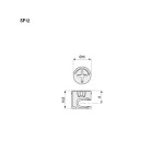 Excentrica Mi-Fix D15-11 Espesor 12 I6 (100 uds.)