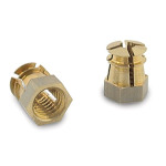 Tuerca Expansible Laton M8-13 Sin Pastilla  Para Taladro 10Mm. (100 uds.)