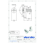 Tornillo Cazoleta D5,8-12 Cab.10 Zincado S/Punta (100 uds.)