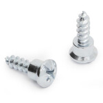 Tornillo Cazoleta Ø4 4-12 Cab.10 Zincado Con Punta (100 uds.)