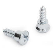 Tornillo Cazoleta Ø4 4-12 Cab.10 Zincado Con Punta (100 uds.)